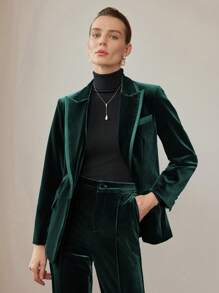 MOTF PREMIUM Blazer con solapa y un solo botón