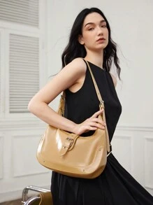 MOTF PREMIUM TÚI ĐEO VAI ĐA NĂNG ĐƠN GIẢN THƯỜNG NGÀY CHO NỮ - Màu Khaki - Xem 6