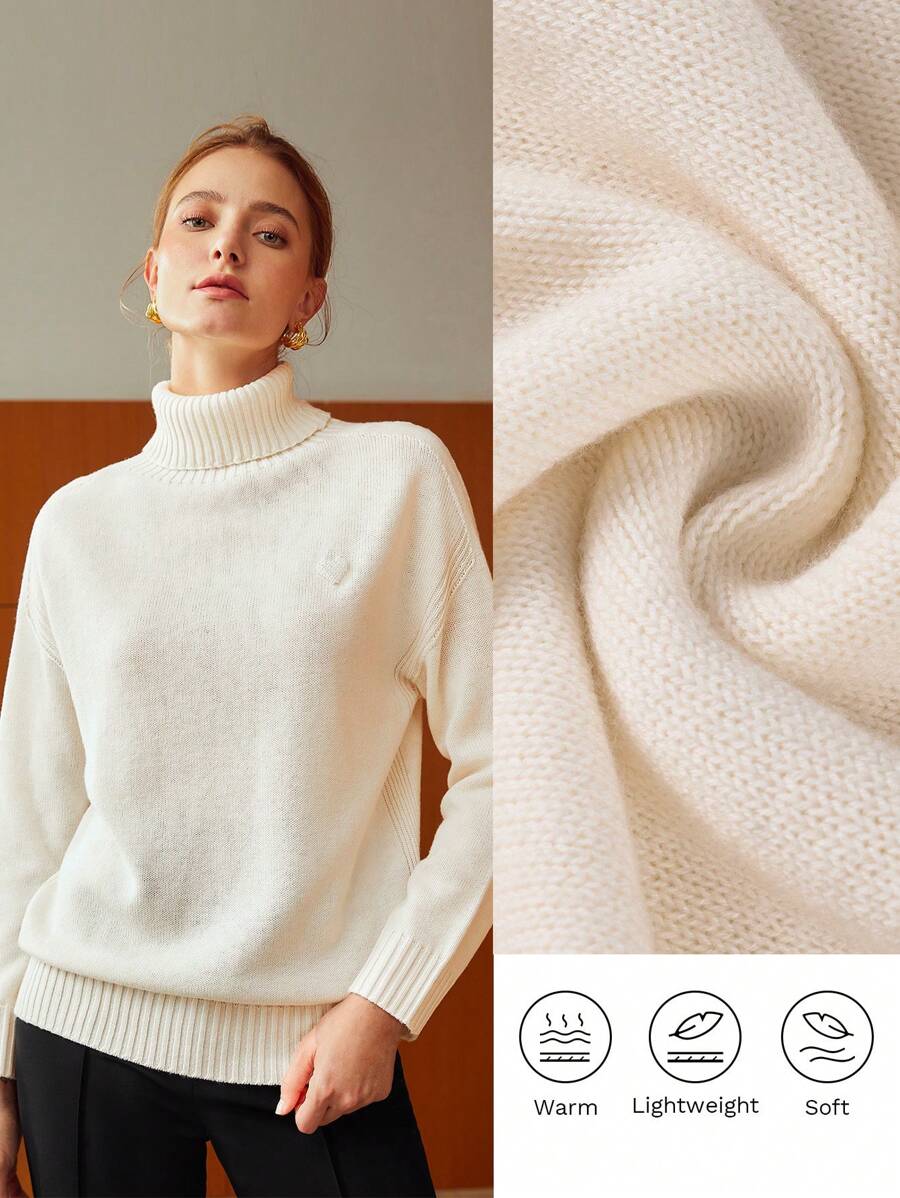 MOTF PREMIUM 100% PURE WOOL TURTLENECK SWEATER