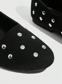 Cuccoo CUCCOO GRLICON Bailarinas elegantes y cómodas con correas cruzadas, decoradas con rhinestones de goma, para primavera, vacaciones de primavera o pascua