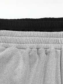 Chiquease Women's Solid Color Elastic Waist Loose Casual Sweatpants - Multicolor - View 3