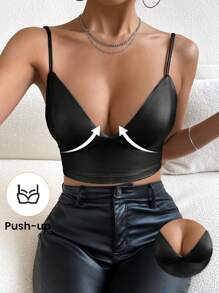 Firerie Women Solid Color Sexy Backless Supportive Camisole