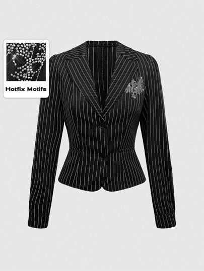 Grunge Punk Blusa escotada con cristales, diseño de alas de calavera y cruz, estilo gótico punk rock