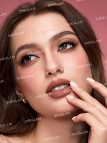 SHEGLAM Matte Allure Liquid Lipstick-Bougie Long Lasting High Pigment Lipstick Nourishing Sunflower Oil Reduce Lip Fine Lines Lip Care Lip Makeup Liquid Lipstick Lip Combo Brand Beauty Makeup Face Paint Cosmetic For Women Girls Perfect For Spring Summer Ideal For Y2K Fancy Fashion Suitable For Birthday Mother'S Day Gift Rave Party Ready Best Color - Bougie - View 3