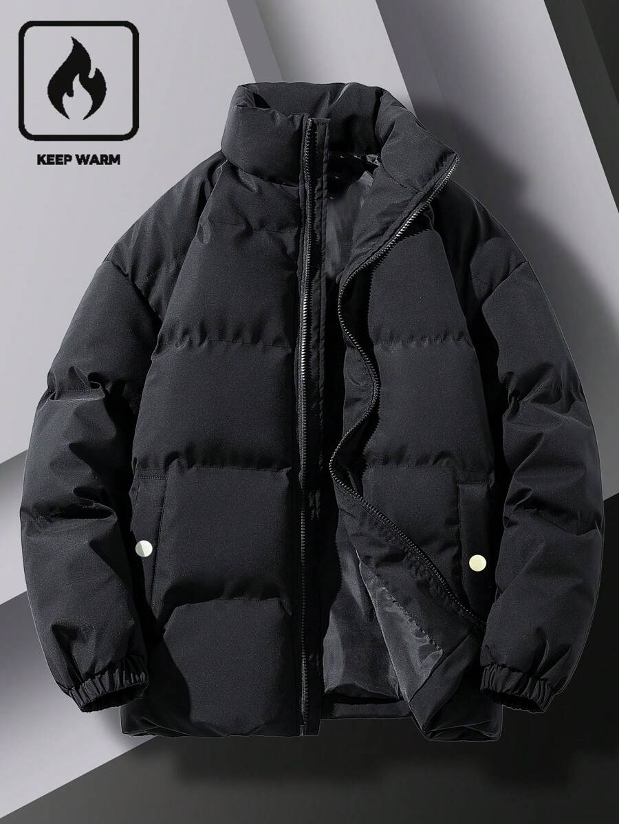 Manfinity Hypemode Men's Padded  Jacket - Black - View 1