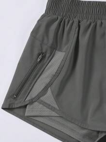 Easithlete 运动短裤纯色简约时尚休闲日常穿着女士运动短裤、健身短裤、骑行短裤