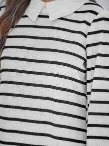 Wildy Women Casual Striped Long Sleeve Dress, Suitable For Autumn Winter Dresses For Women