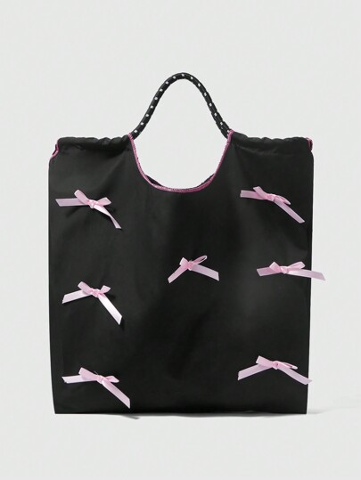 Kawaii Modische Damen Lässig Tasche mit Schleifen Verzierung