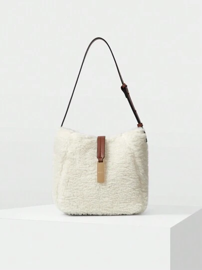 MOTF PREMIUM 1 件女士纯色时尚手提包，适合通勤和旅行