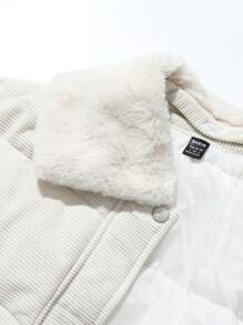 SHEIN SXY Women Simple Zip-Up Casual Jacket, Solid Color Long Sleeve - Apricot - View 7