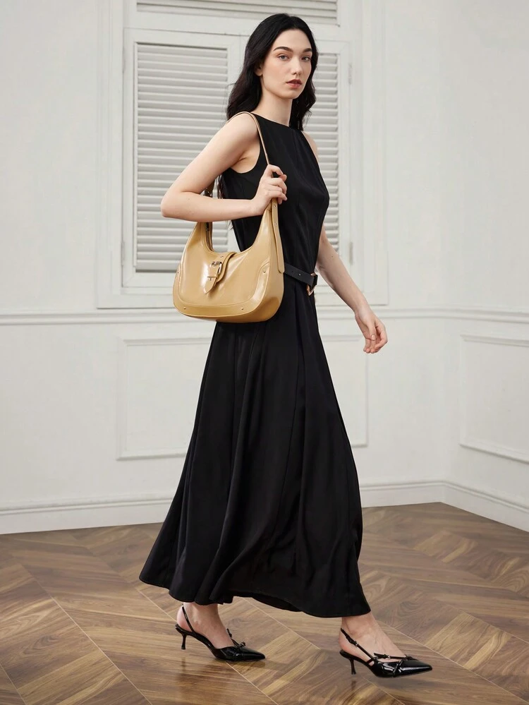 WOMEN FASHION VERSATILE SIMPLE CASUAL SHOULDER BAG