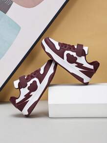 Kids Girls Low-Top Sneakers, Classic Fashion Cool Skate Shoes, Non-Slip Durable Soles, Suitable For Daily Wear, Casual, Travel, School, Autumn/Winter - Multicolor - View 5