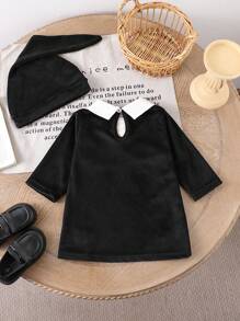 SHEIN Playful Pals Baby Boy Långärmad Wizard-dräkt, moderiktig klädsel som lämpar sig för scenuppträdande, Halloween-festkläder