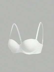 Ocili مجموعة 3 قطع من حمالات الصدر الخفيفة الناعمة الكاملة التغطية ذات الدعم الخفيف العارضة، للصدر الصغير، طراز رقيق للصيف - متعدد الألوان - مشاهدة 4