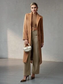 MOTF PREMIUM PRESS CREASE TAILORED SUIT PANTS - Apricot - View 4