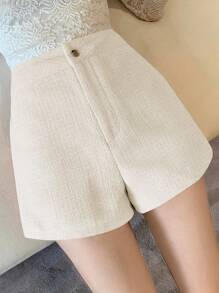 DAZY 女士休闲纯色宽松短裤