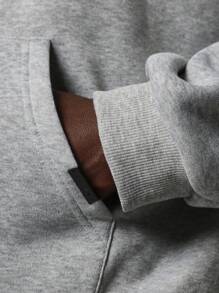 SUMWON Sudadera con capucha de capa doble premium, prenda deportiva y casual de uso diario, de tela doble y diseño cómodo, para otoño e invierno
