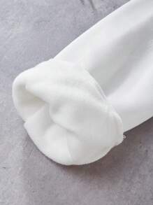 SHEIN Tween Boys Hooded Sweatshirt, Autumn Knit Casual Cartoon Printed Comfortable Loose Jacket