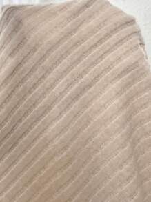 EMERY ROSE Women Casual Solid Color Jacquard Patchwork Short Mini Dress, Autumn