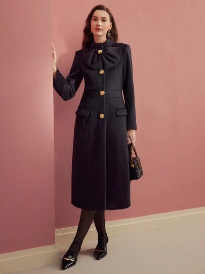 ジャケット・アウター onefifth long wool soutien collar coat Feb2021Session14422_TMHILHPS20