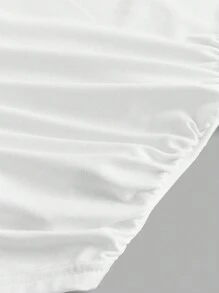 SHEIN Girlism Tween Girls Slim Fit Casual Crew Neck Ruffle Flare Sleeve Long Sleeve T-Shirt