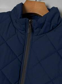 Manfinity Homme Plus Size Men's Plain Coloured Short Sleeve Pocket Casual Jacket