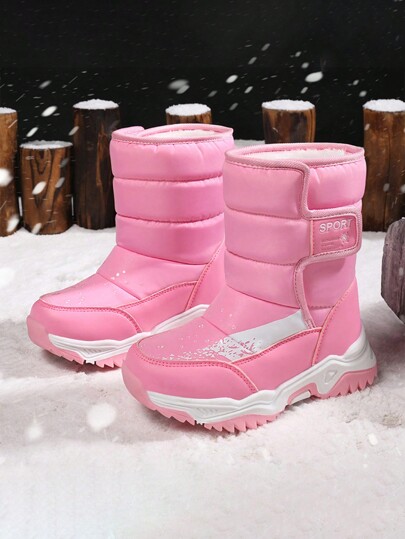 Winter High-Top Warm Thermal Lined Anti-Wind Comfortable Children Boots