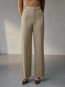 MOTF PREMIUM PRESS CREASE TAILORED SUIT PANTS - Apricot - View 3
