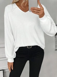 SHEIN LUNE Damska koronkowa koszulka z nadrukiem motyli, luźna, z okrągłym dekoltem, do noszenia na co dzień