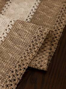 1pc Boho Style Woven Table Runner, Tassel Decor, Suitable For Restaurant, Living Room Table Decor, Party Decoration & Holiday Gift, Multiple Size Options,Fall Decor,Autumn Decor,Room Decor
