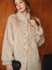 MOTF PREMIUM FLUFFY LONG COAT, AUTUMN/WINTER
