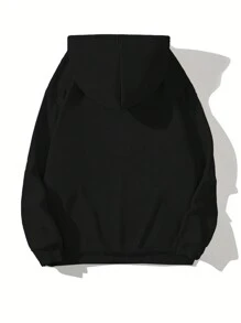 INAWLY Women's Front Slogan Letter Print Hooded Sweatshirt,Long Sleeve Tops Graduation,Back To School,Graduation,Teacher For Women,Back To School Pullover Fall Sweatshirt