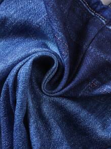 SHEIN Bộ đồ 2 món cho bé gái: Áo khoác cardigan dài tay họa tiết trái tim đa năng giản dị và quần ống loe dệt kim - trắng - Xem 7