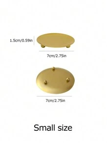 1 bucă farfurie decorativă din fier Suport pentru lumânări Suport pentru lumânări Placă pentru lumânări cu LED și lumânări de ceară, conuri de tămâie, spa, tavă de depozitare bijuterii pentru nunți