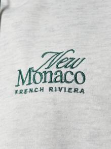 SUMWON sweat-shirt à capuche pullover athlétique Monaco Côte d'Azur française, Vêtement d'intérieur d'hiver et d'automne, Collection universitaire, Mode sport décontractée, Streetwear de week-end