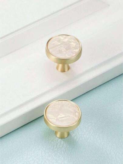 2/4 piezas Simple estilo aleación de zinc manija del gabinete/cajón, herraje de muebles, decoración del hogar, decoración de cocina, decoración de sala de estar