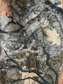 SUMWON WOMEN 野林迷彩印花宽腿慢跑裤家居裤健身运动休闲秋冬时尚服饰带文字图案 - 彩色 - 查看 3