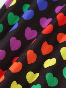 SHEIN 年轻女孩豹纹休闲喇叭裤，适合休闲日常外出，春夏秋季