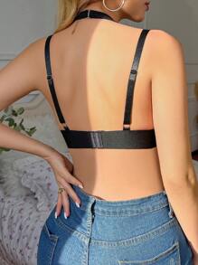 Moonlight&Mama 孕妇纯色Wiretree舒适宽肩带基本款上衣，休闲日常穿着 - 黑色 - 查看 3