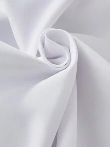 مجموعة بلوزة ذات طوق دانتيل مطرزة وتنورة قصيرة ذات كشكشة على الخصر لفتيات تين، طراز أنيق، مناسب للربيع والصيف والكريسماس 2 قطعة