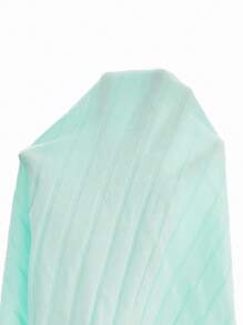 SHEIN Essnce Ladies' Solid Color Simple Knit Tank Top With Ribbed Texture, Summer - Cadet Blue - View 6