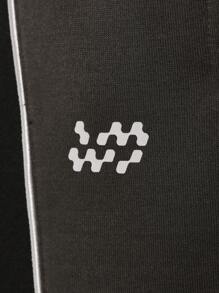 SUMWON Performance Athletic Jogger Pants Drawstring Waist Elastic Ankle Casual Workout Running Training Loungewear Soft Sweatpants With Side Pockets - Black - View 7