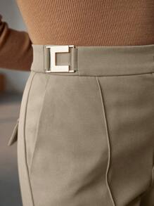 MOTF PREMIUM PRESS CREASE TAILORED SUIT PANTS - Apricot - View 2