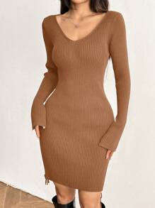 Flirla Women's Open Front Shoulder-Exposing Fitted Solid Color Casual Cardigan, Stylish Daily Wear
