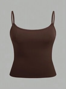 SHEIN EZwear 大码休闲简约多色女式背心，适合夏季