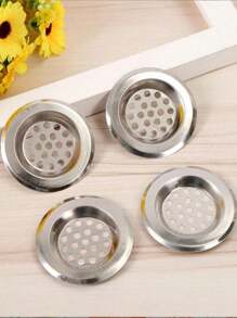 6/4/3/2 件不锈钢水槽排水过滤器套件，毛发收集塞 - 通用防堵塞盖，适用于浴缸、淋浴、厨房水槽，易于安装，居家必备 - 銀色 - 查看 7