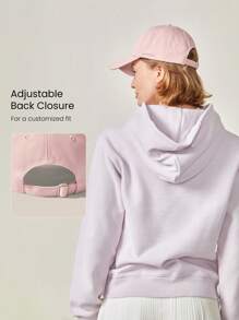 GLOWMODE 1pc Prestatie Zweetband Verstelbare Achterkant Sluiting Baseball Cap Met Logo Geborduurd Dagelijks Casual Training Gym