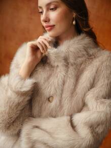 MOTF PREMIUM FLUFFY LONG COAT, AUTUMN/WINTER