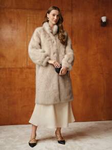 MOTF PREMIUM FLUFFY LONG COAT, AUTUMN/WINTER