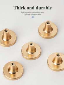 2/4Pcs Simple Style Zinc Alloy Cabinet Drawer Door Handle Knob, Furniture Hardware, Home Decorations, Kitchen Decor, Living Room Decor - White - View 5